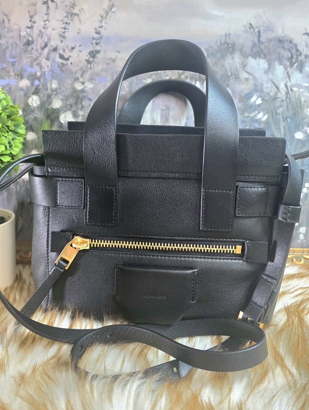 Allsaints Perez mini with gold hardware NWOT